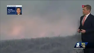 Storm Command shows live look of Gage amid wildfires