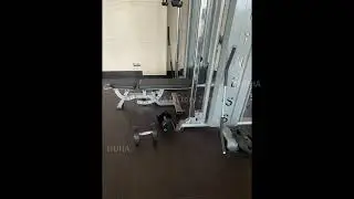 Wooden flooring rubber tiles installation#woodenflooring #gymnast #gymsetup #fitness #commercialgym 