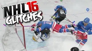 NHL 16 Funny Glitches, Hits & Moments! #1  (EASHL)