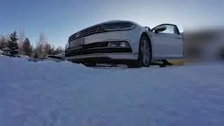 VW Passat B8 2.0 TDI - Cold start -25°C (-13°F)