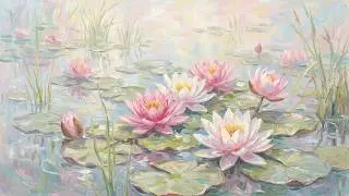 Visual Poems | Claude Monet | The Garden of Light: Shimmering Morning in Giverny [AI Art Film]