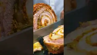 Perfection of Porchetta &ndash; a true Italian masterpiece of flavors and textures! #porchetta