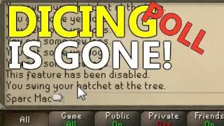 Runescape Poll - Dicing REMOVED & Update!