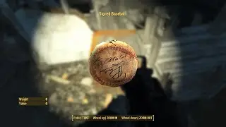 Signed Baseball - Fallout 4