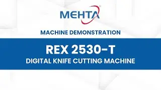 REX 2530-T Digital Knife Cutting Machine | For Gasket, Rubber, Cork, Teflon & Fabric Sheets
