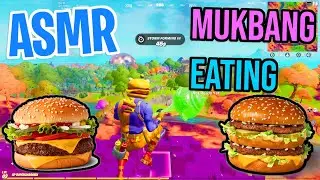 ASMR Gaming 🤤🍔 Fortnite McDonald's Mukbang Relaxing Eating Spectating 🎮🎧 Mouth Sounds 💤