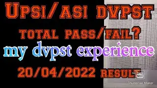 upsi/asi dvpst result on 20/04/2022 . qualified student result#upsi#upasi#upsicutoff#upasicutoff