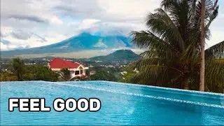Luxury Pool Views with Relaxing Acoustic Music l 20 Min Ambience for Study, Work, and Relaxation