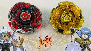 Beyblade L-Drago Destructor F:S vs Hades Kerbecs BD145DS! (INSANE METAL FIGHT!!!)