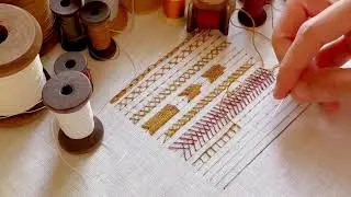 Building My Daily Embroidery Archive &ndash; Giant Hoop Buttonhole Stitch Guide