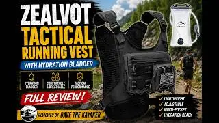 ZELVOT Tactical Hydration Pack Running Vest | Tactical Outdoor Gear | Hiking Hydration