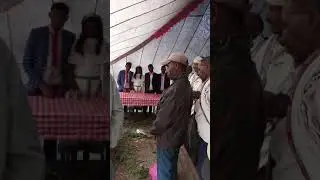 Marriage ceremony in Ethiopian rural