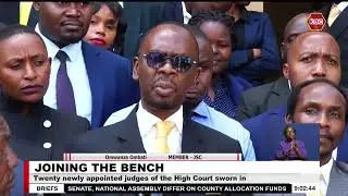 Twenty newly appointed judges of the High Court sworn in