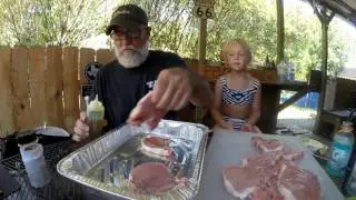 Grilled Pork Chops with Secret Seasoning