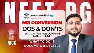 MCC NRI Conversion 2025 🔥 Biggest NEET PG Opportunity Most Students Miss!