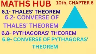 #MATHSHUB , 10th maths chapter 6 notes of all theorems  #Most Important Theorems Class 10