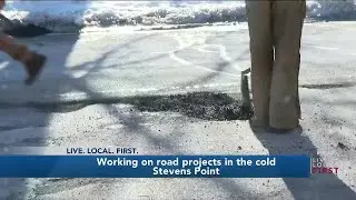 Stevens Point works to patch #potholes, clear roads amid mix of weather events