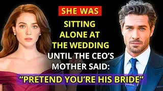 She Was SITTING Alone at the WEDDING — Until the CEO’s MOTHER Said “Pretend You’re His BRIDE”