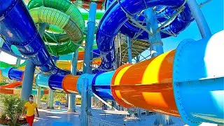 AquaJoy Water Park - Black Hole Water Slide