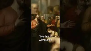 Jesus and the Woman Taken in Adultery #jesuschrist #christianity #jesussaves