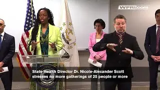 VIDEO NOW: State health director stresses no more gatherings of 25 or more