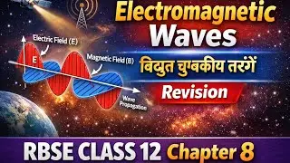 Electromagnetic Waves (विद्युत चुम्बकीय तरंगें) Revision | RBSE Class 12 Physics Chapter 8