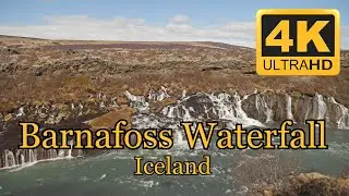 Barnafoss Waterfall, Iceland