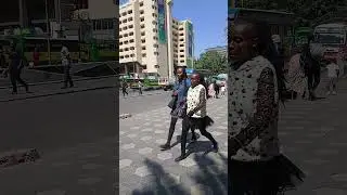 Busy streets of Nairobi city,kenya Africa.  #africatour