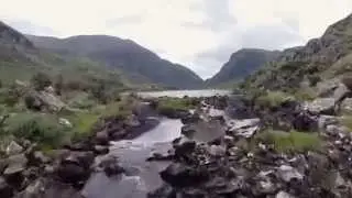 Aerial view of County Kerry Ireland