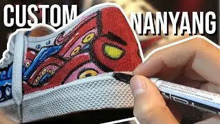 My first customized sneakers!, CUSTOM Nanyang