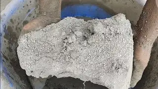 💯 ||ASMR || Huge chunks || white stones cement crumbling in water || ASASMR ||  satisfying ||