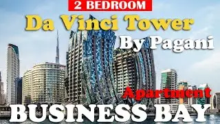 Inside 2 bedroom apartment in Da Vinci Tower by Pagani - J One Tower