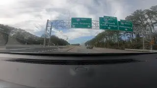 Pearlington, Mississippi to New Orleans, Louisiana - Interstate 10