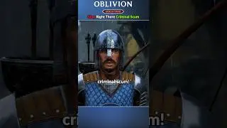 Stop Right There Criminal Scum - Oblivion Remastered