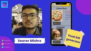 Food bill generator || Audio Enabled