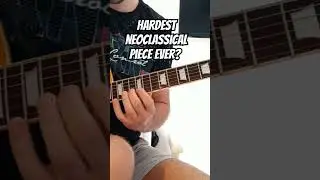Is it the most difficult neoclassical piece ever? #paganini #guitarshred #neoclassicalmetal