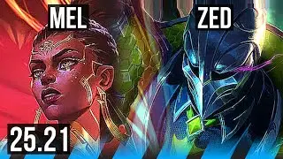 MEL vs ZED (MID) | EUW Master | 25.21