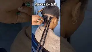 How To: Do Large Twist🔥Natural Hair Growth w/ Afro Kinky Hair Bulk Extension Ft.#ulahair #shorts