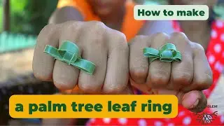 My kids speak better Tamil than me! All about ring leaf art explained by them