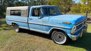 Will It RUN AND DRIVE? Old Abandoned F100 Truck | JunkYARD FIND
