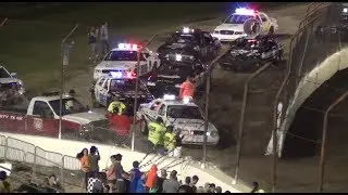 Crown Vics - Cops Dirt  Race @ Joliet,Illinois 2017