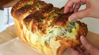 The Best cheese garlic bread recipe| easy and soft bread