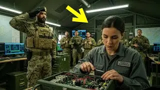 Donna riparava una radio… finché il saluto di un comandante SEAL gelò l’intero posto comando