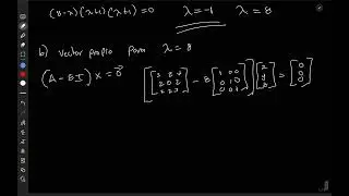 Valores y Vectores Propios Matriz de 3x3