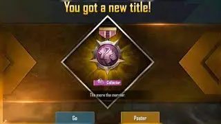 I Got😍 it Collector Title😱? How To Get Collector Title in Pubg lite