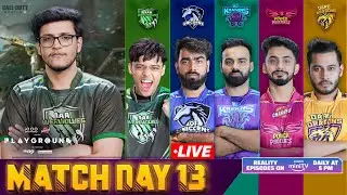 PLAYGROUND 2 MATCH DAY 13 LIVE | Ft Triggered Insaan, ScoutOP, Ashish, CarryMinati & Harsh Beniwal
