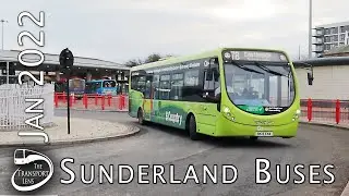 Sunderland Buses January 2022 Part 1 - Go North East