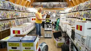 Buying Comic Books at a Monthly Outdoor Barn Sale!