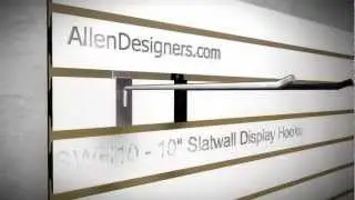 Slatwall 10 Inch Display Hooks