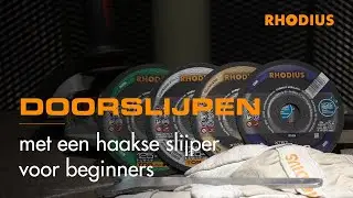 Doorslijpen met een haakse slijper voor beginners